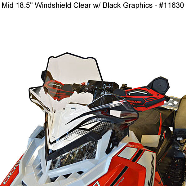 Polaris Axys Chassis PowerMadd Cobra Windshields