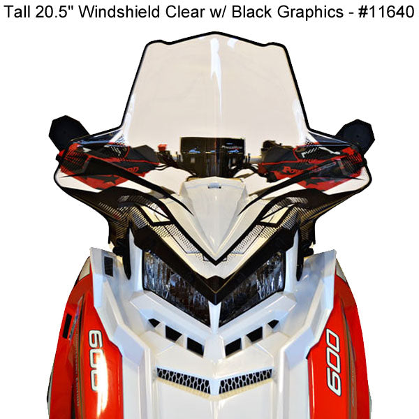 Polaris Axys Chassis PowerMadd Cobra Windshields