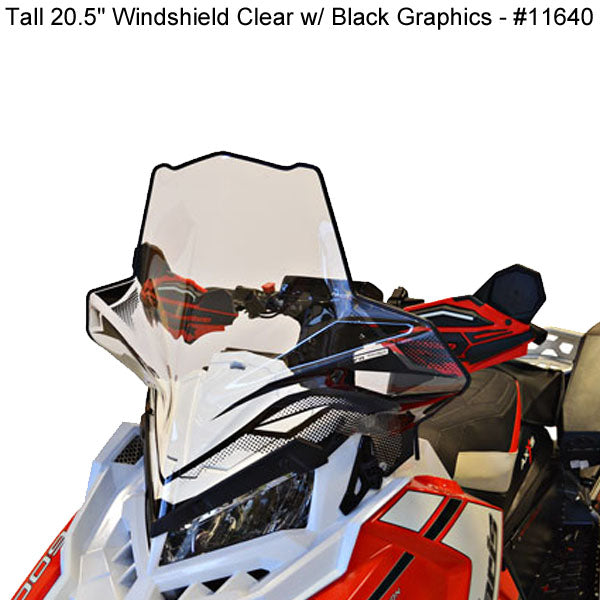 Polaris Axys Chassis PowerMadd Cobra Windshields