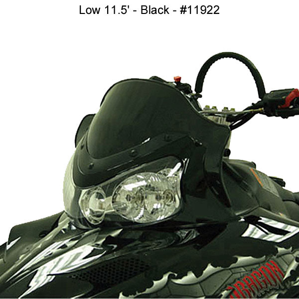 Polaris IQ RMK Chassis PowerMadd Cobra Windshields